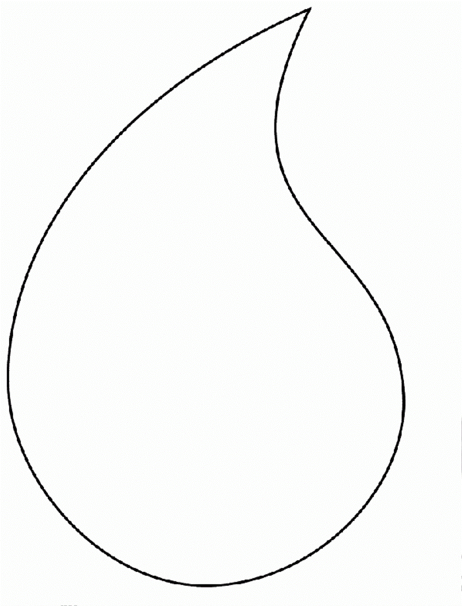 900x1180 Water Drop Coloring Pages