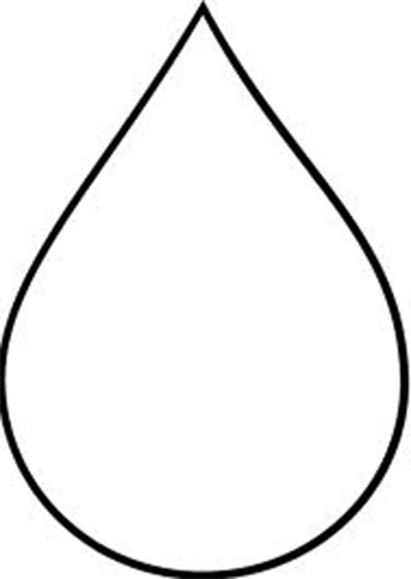 600x844 Water Drop Coloring Pages