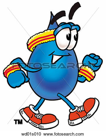 362x470 Drawn Water Drop Running Water