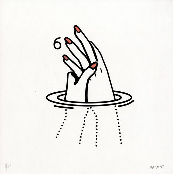 597x600 The Art Of Drowning With My Woes Limited Print Never Made