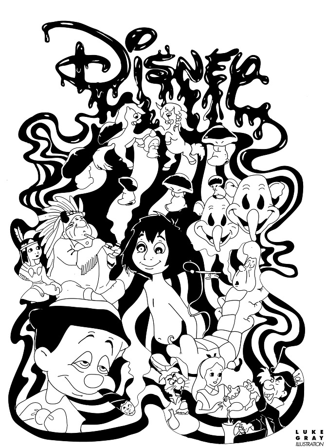 670x920 Disney On Drugs
