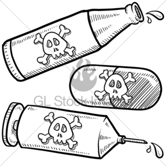 325x325 Happy Drugs And Alcohol Sketch Gl Stock Images