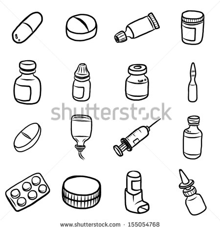 450x470 Drugs, Medicine Dosage Form Objects Or Icons Set 16 Objects