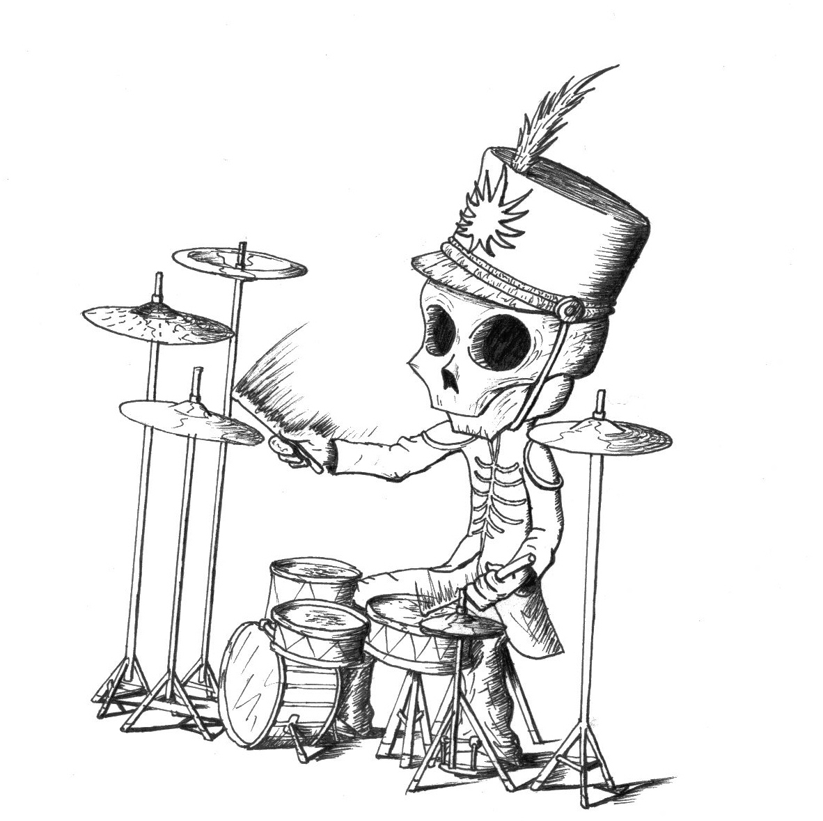 1182x1179 The Black Parade Drummer By S I O N E