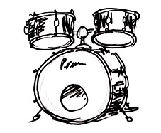 227x187 How To Draw A Drum Kit Shoo Rayner Author