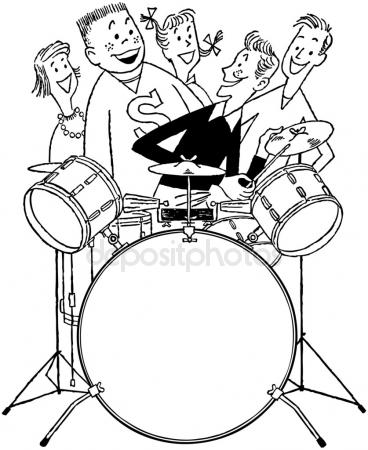 368x450 Drum Set Stock Vectors, Royalty Free Drum Set Illustrations