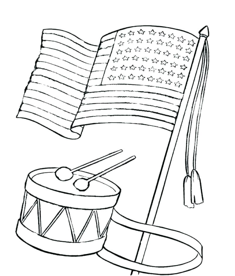 800x940 Drums Coloring Page