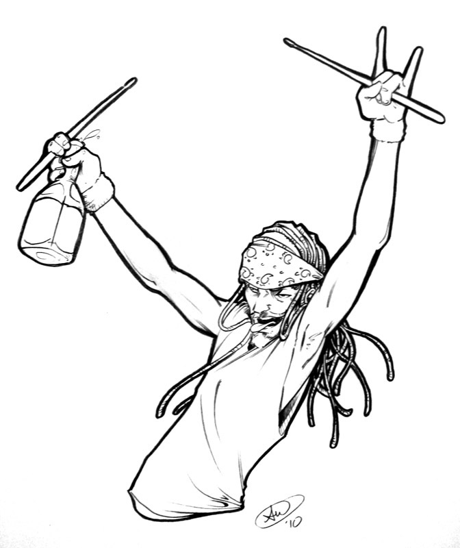 672x800 Pickles, The Drummer By Adamwithers