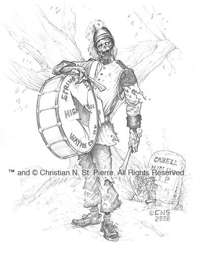 396x504 Zombie Drummer