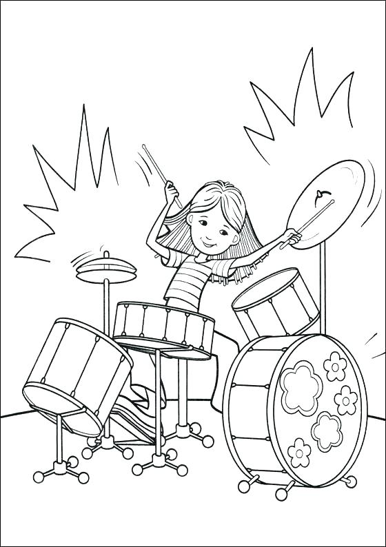 560x794 Drums Coloring Page Snare Drum Coloring Page Drummer Boy Coloring
