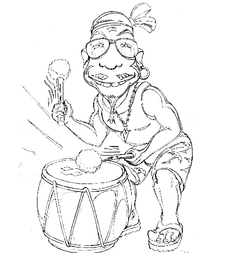 450x499 How To Create A Happy Drummer Using Adobe Illustrator