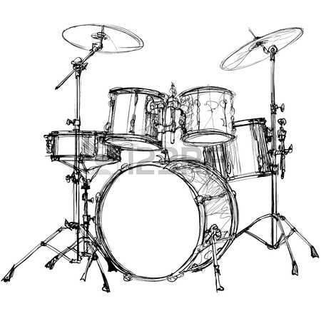 450x450 Illustration Of A Drum Kit Royalty Free Cliparts, Vectors,