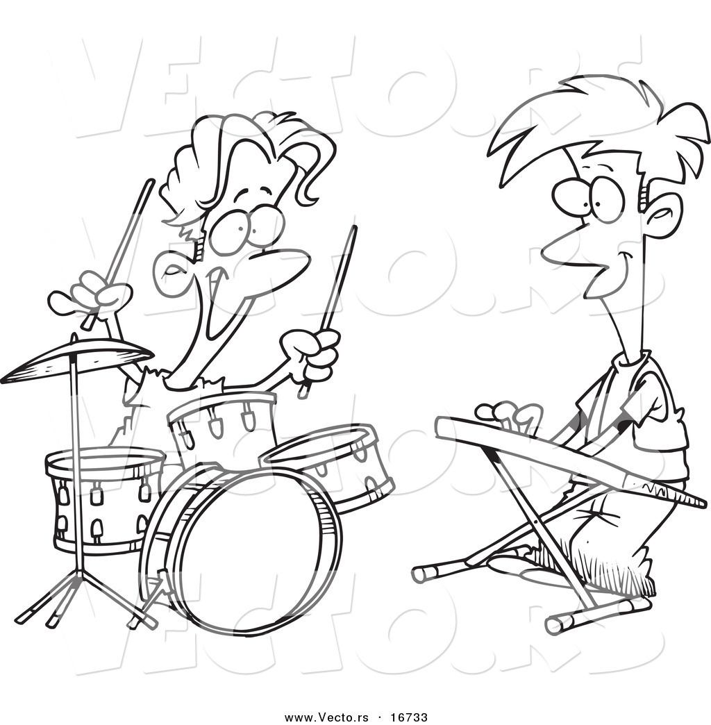 1024x1044 Vector Of A Cartoon Cartoon Black And White Outline Design Of Boys