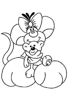 236x342 Diddl Holding Drumsticks Diddle Coloring Pages