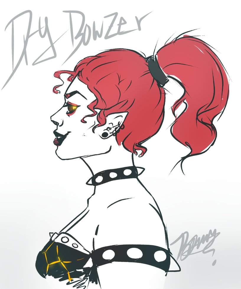 816x979 Dry Bowser Doodle By 9tailsfoxyfoxy