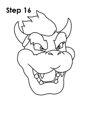 300x388 How To Draw Bowser