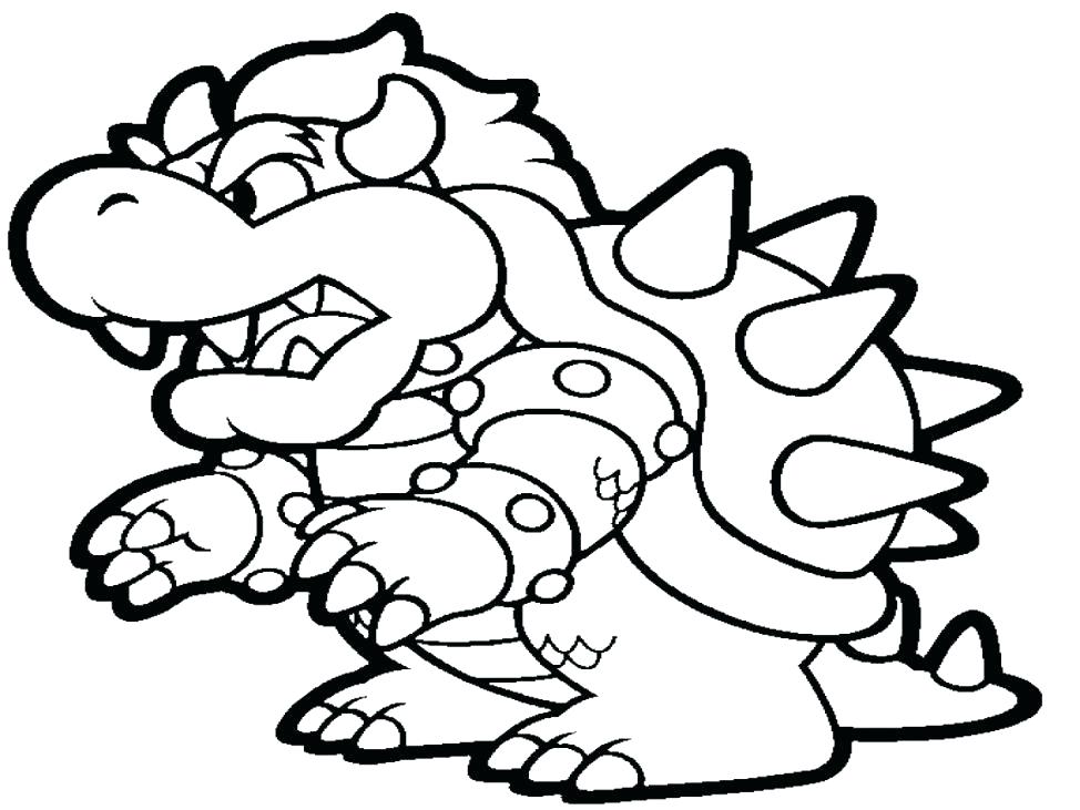 974x731 Bowser Coloring Page Appealing Dry Coloring Pages Image Large Size