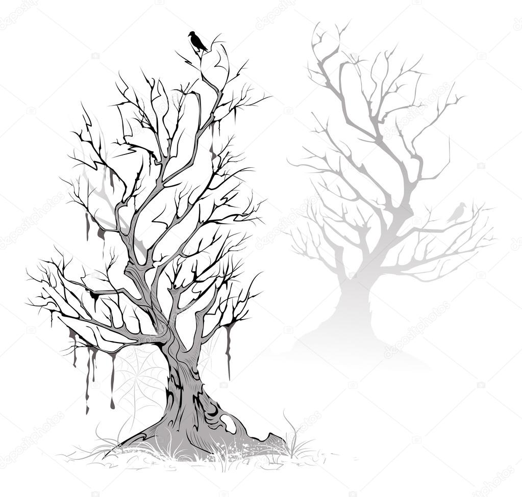 1023x975 Dead Trees Stock Vector Blackmoon979