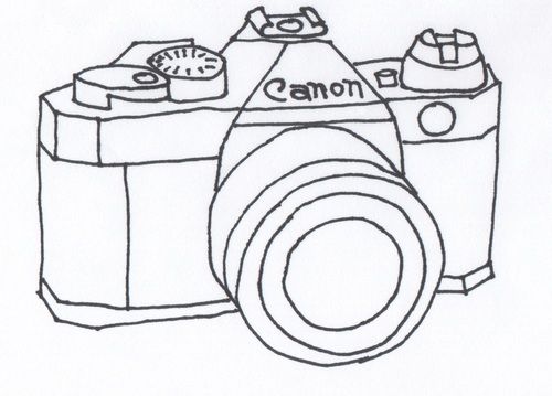 500x359 49 Best Camera Drawings Images On Gift Boxes
