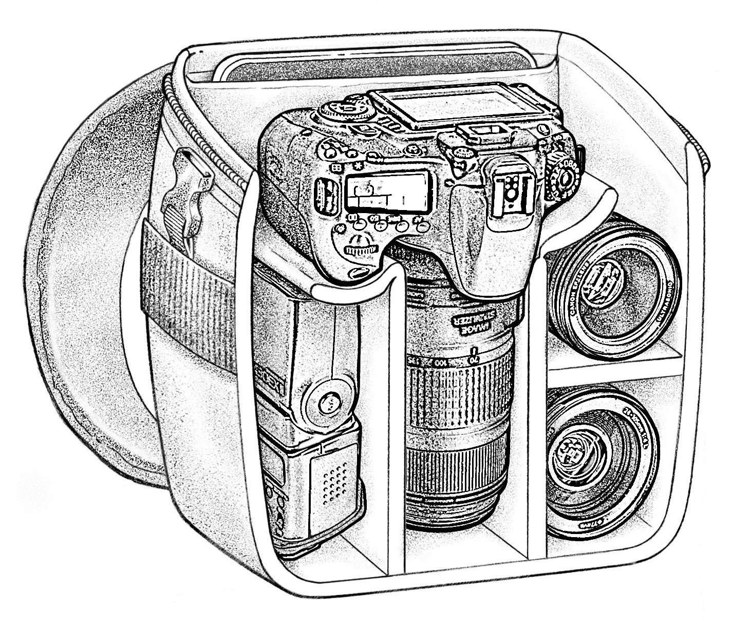 1425x1223 Tamrac Velocity 7z Photo Sling Pack