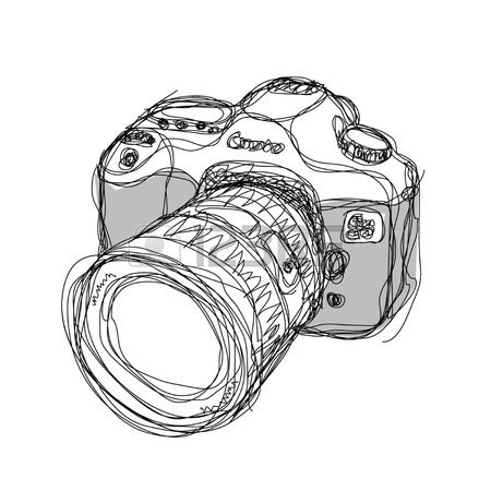 450x450 Camera Drawing Royalty Free Cliparts, Vectors, And Stock