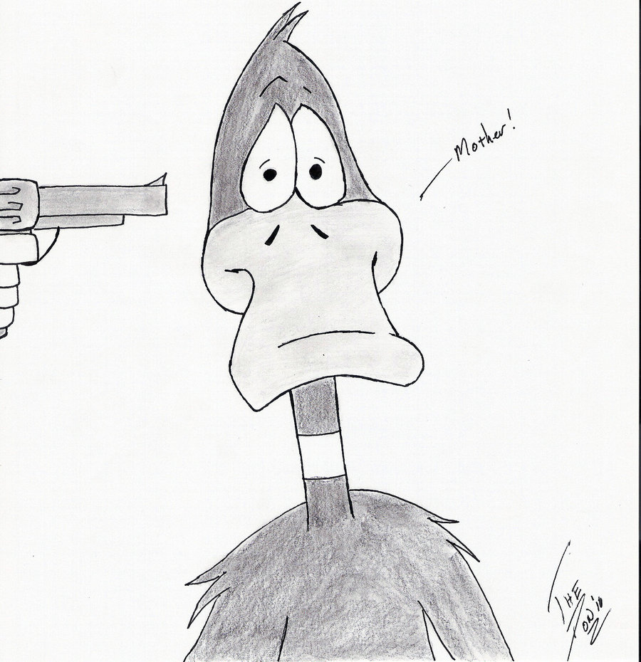 900x930 Daffy Duck Gun By Thedon03