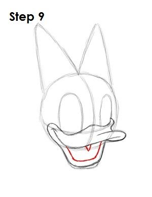 300x388 How To Draw Daisy Duck Step 9 How To Draw Daisy