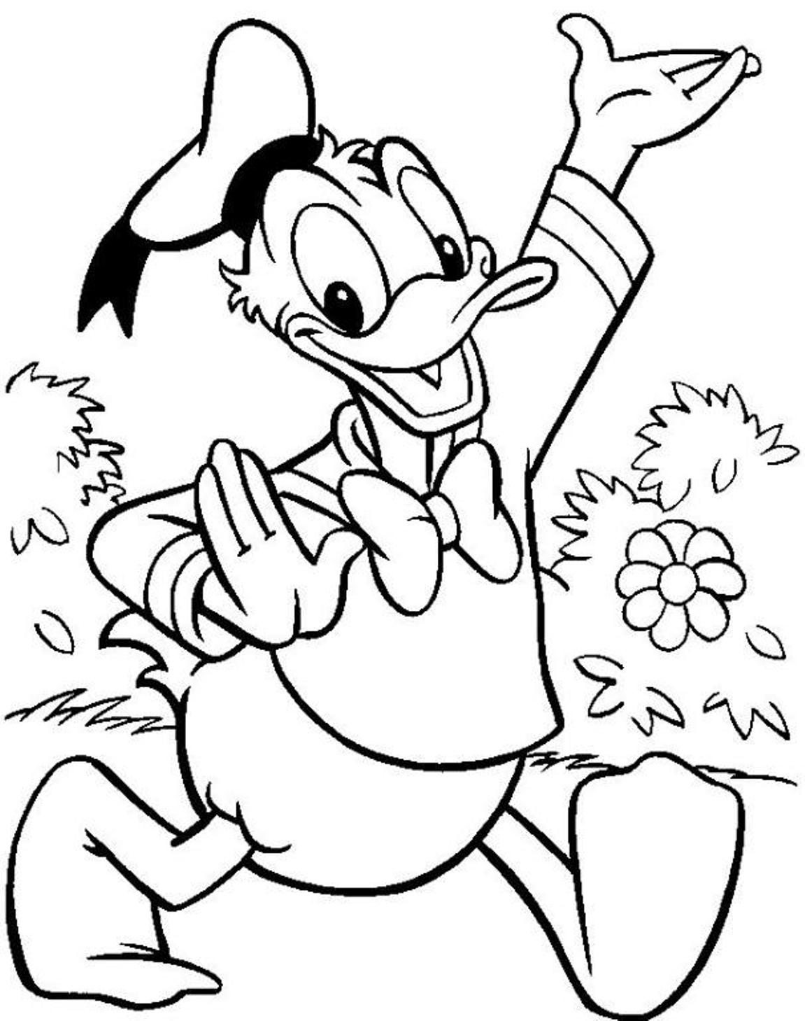 1151x1459 Donald Duck Baby Coloring Pages For Kids Free Print Ou Disney
