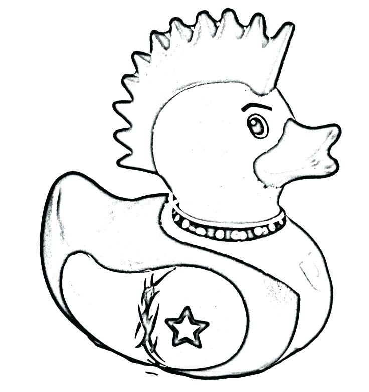 736x781 Rubber Ducky Coloring Page Rubber Duck Outline Drawing Blank