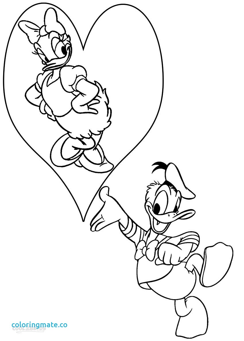 850x1190 Daisy And Donald Duck Coloring Pages Free Disney General To Color