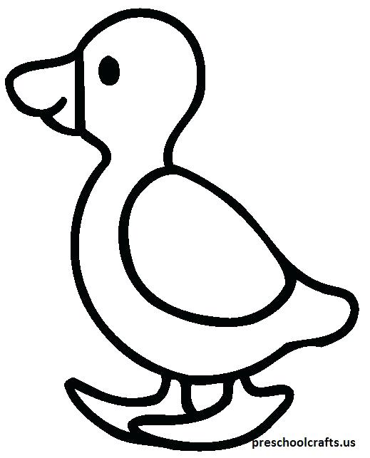 519x643 Kids Coloring Page Ducks