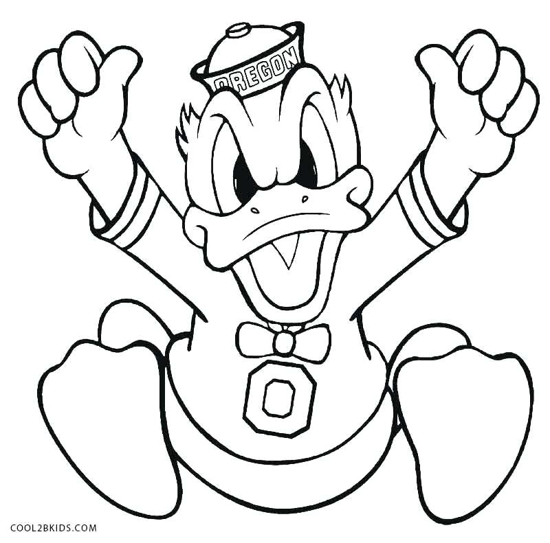 Free Downloadable Oregon Duck Coloring Pages 3