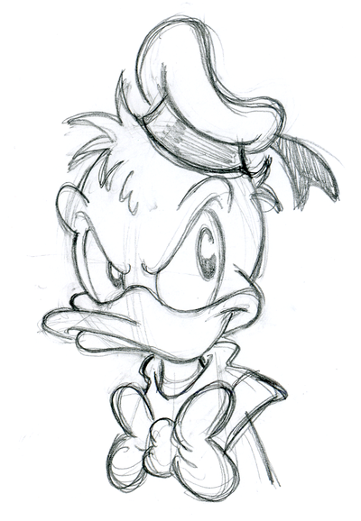 400x578 Donald Duck Young By Maconeill
