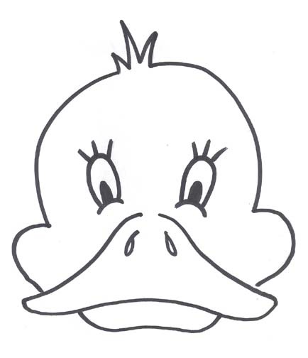434x504 Duck Coloring Pages For Kids