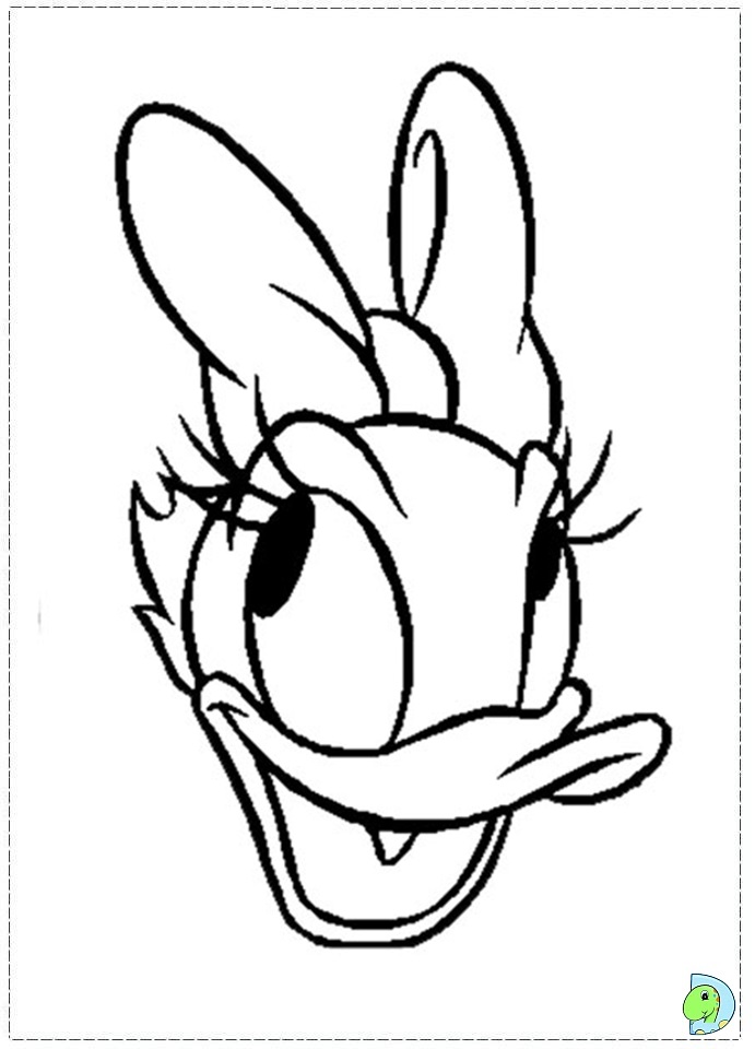 691x960 Daisy Duck Coloring Page