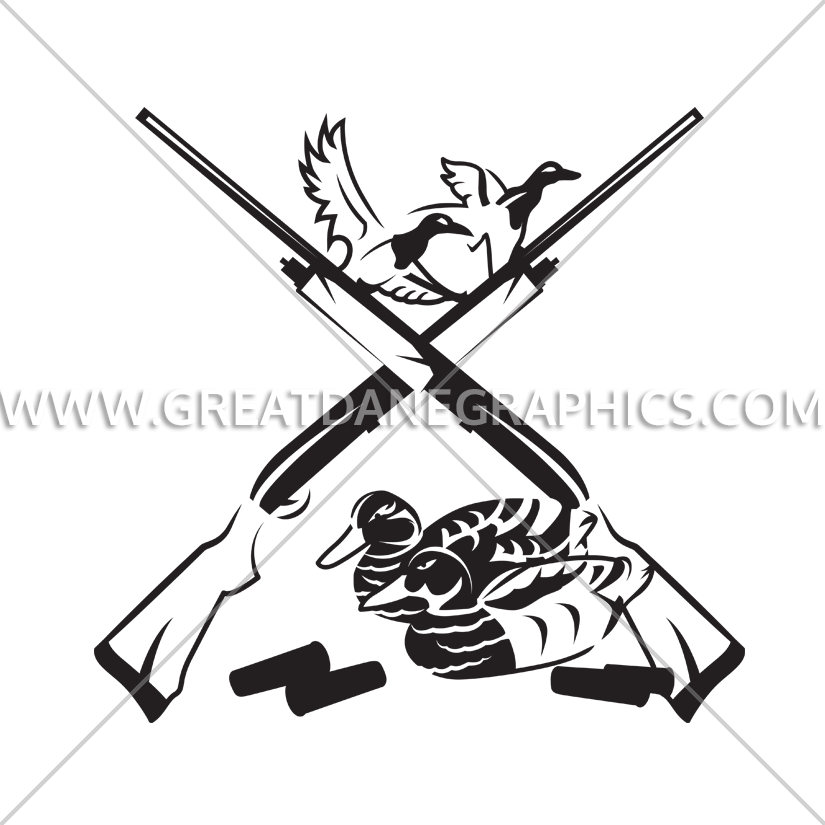 825x825 Duck Hunting Layout Production Ready Artwork For T Shirt Printing