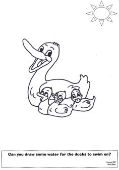 236x336 Little Duck Coloring Pages Kids Coloring Pages