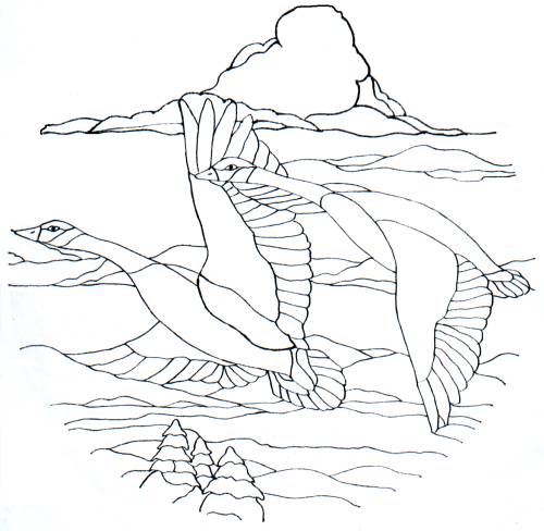 500x488 Goose, Duck, Geese Designs