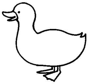 319x296 Duck Clipart Outline