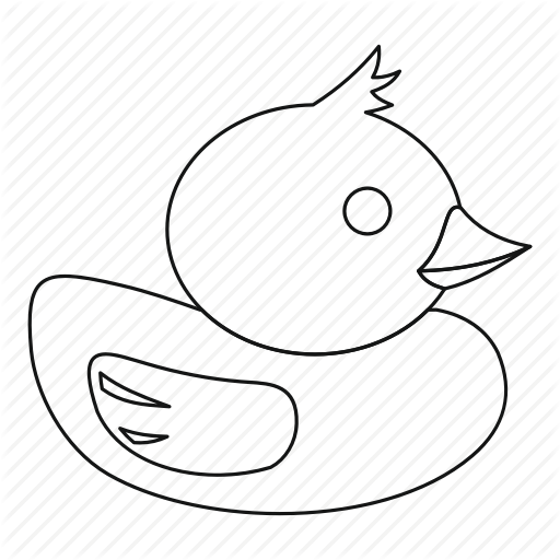 512x512 Bath, Bathtub, Child, Duck, Line, Outline, Toy Icon Icon Search