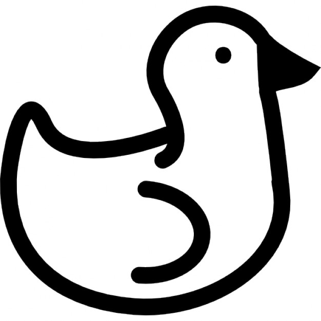 626x626 Drawn Duck Outlines