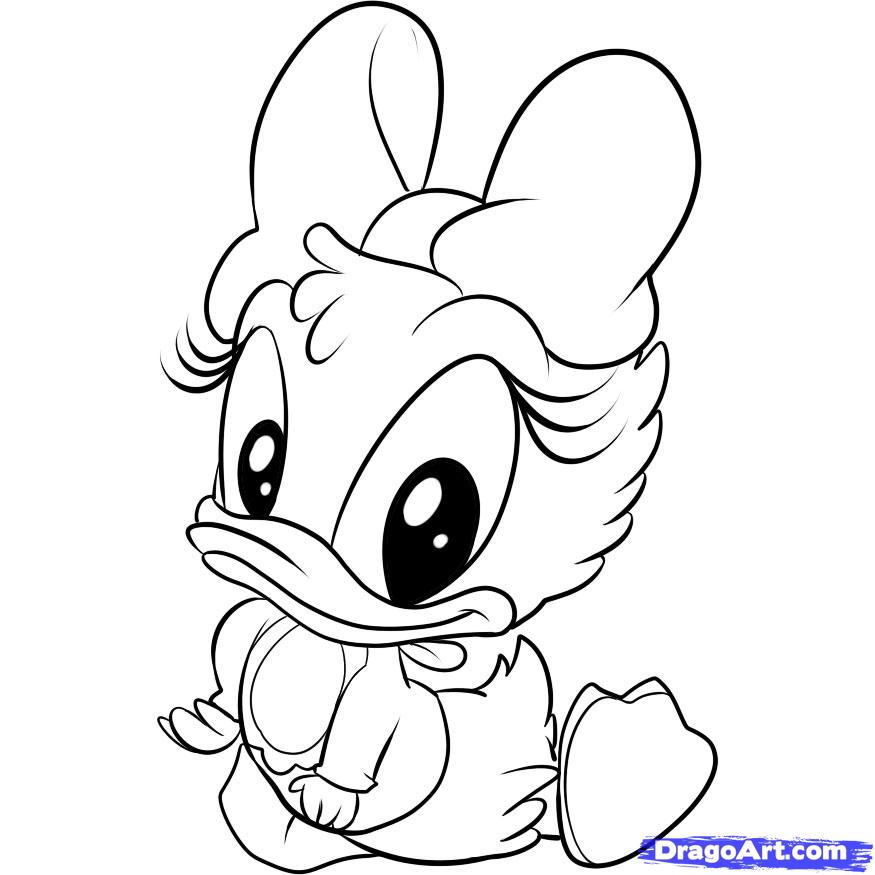 875x875 Drawn Duckling Baby Daisy