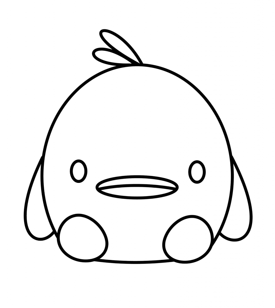 915x1024 Duck Drawing