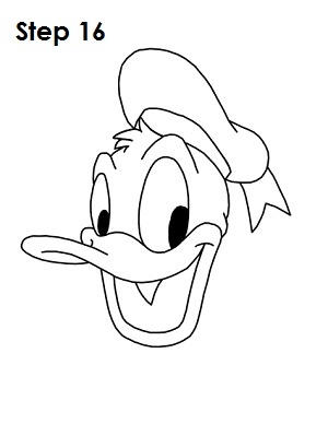 300x388 How To Draw Donald Duck