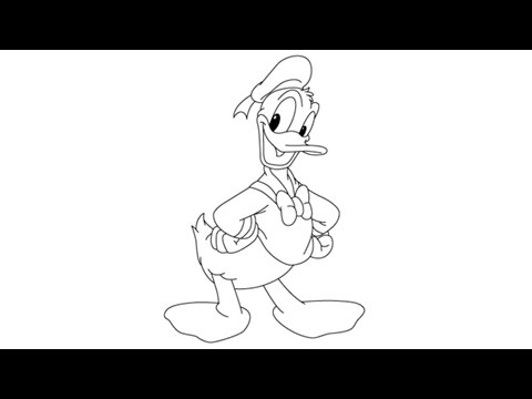 480x360 How To Draw Donald Duck