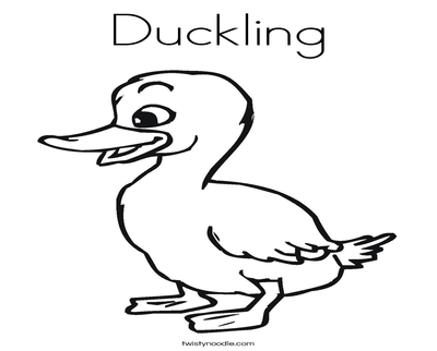 400x322 Duck And Ducklings Coloring Page Image Clipart Images