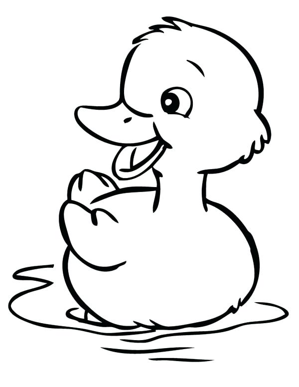 600x776 Free Printable Duck Pictures To Color Coloring Pages Of Ducks Page