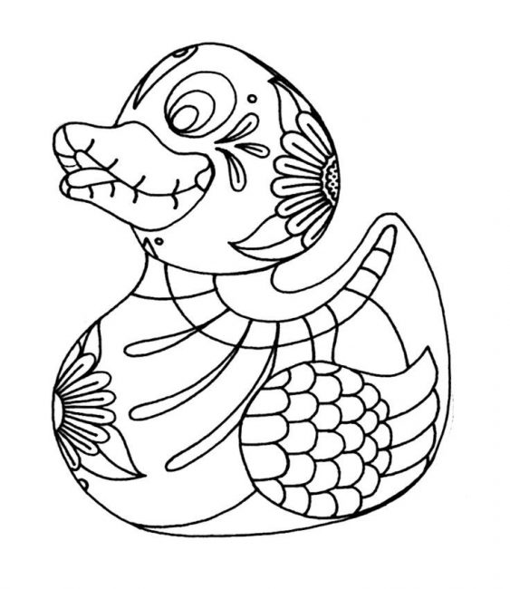 563x650 Rubber Duck Coloring Pages For Kids. Rubber Duckie2. Duck Cartoon