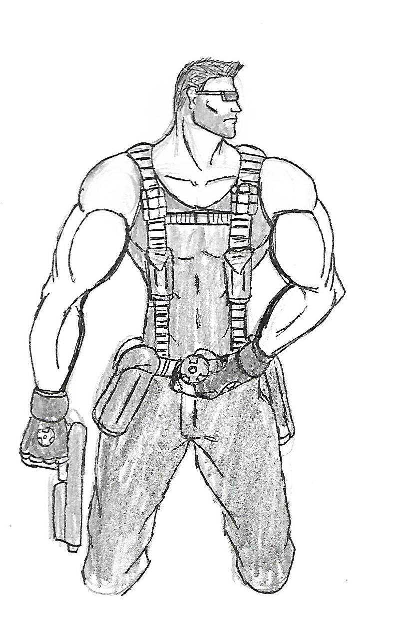 791x1289 Duke Sketch By R0acha