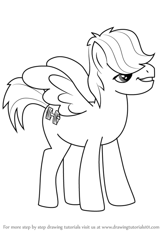 566x800 Learn How To Draw Boy Bullies Dumb Bell From My Little Pony